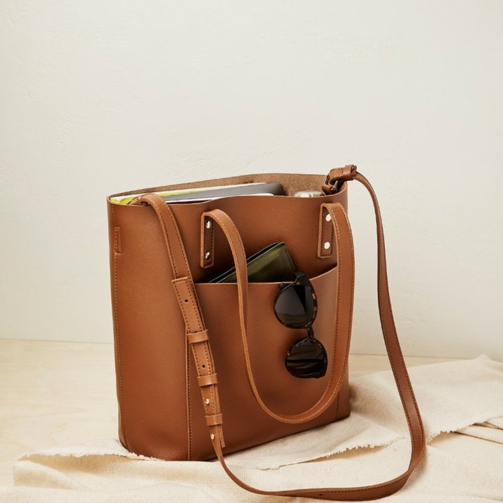 Henny + Lev VEGAN LEATHER 2-IN-1 EVERYDAY TOTE - BRAND NEW